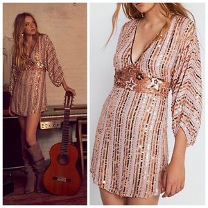 Free People Celeste Sequin Dress / Free People Dress